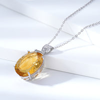 Elegant Natural Topaz Necklace