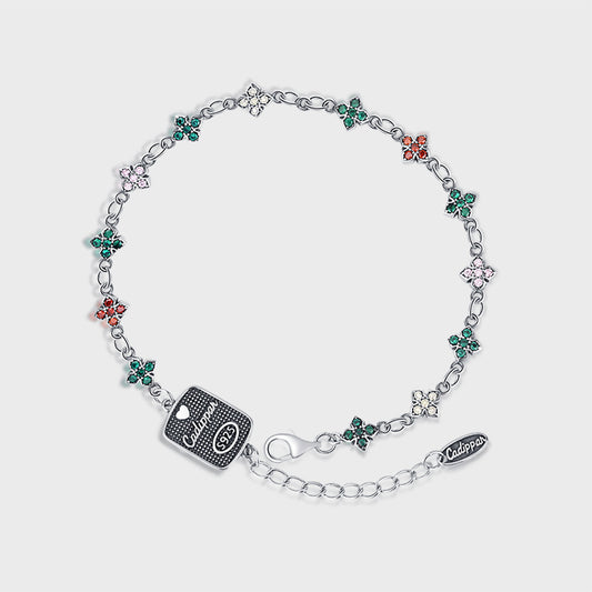 Hanging Tag Four-leaf clover Bracelet