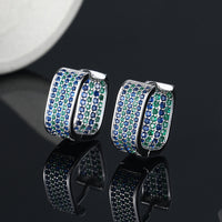 Stereo Square Earrings