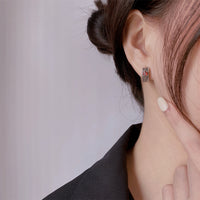 Floral Pattern Vintage Earrings