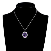 Royal Violet Radiance Necklace