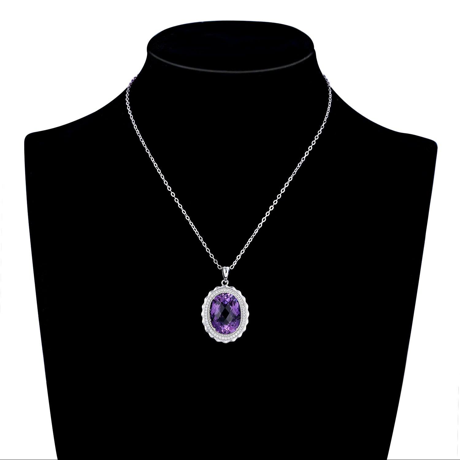 Royal Violet Radiance Necklace