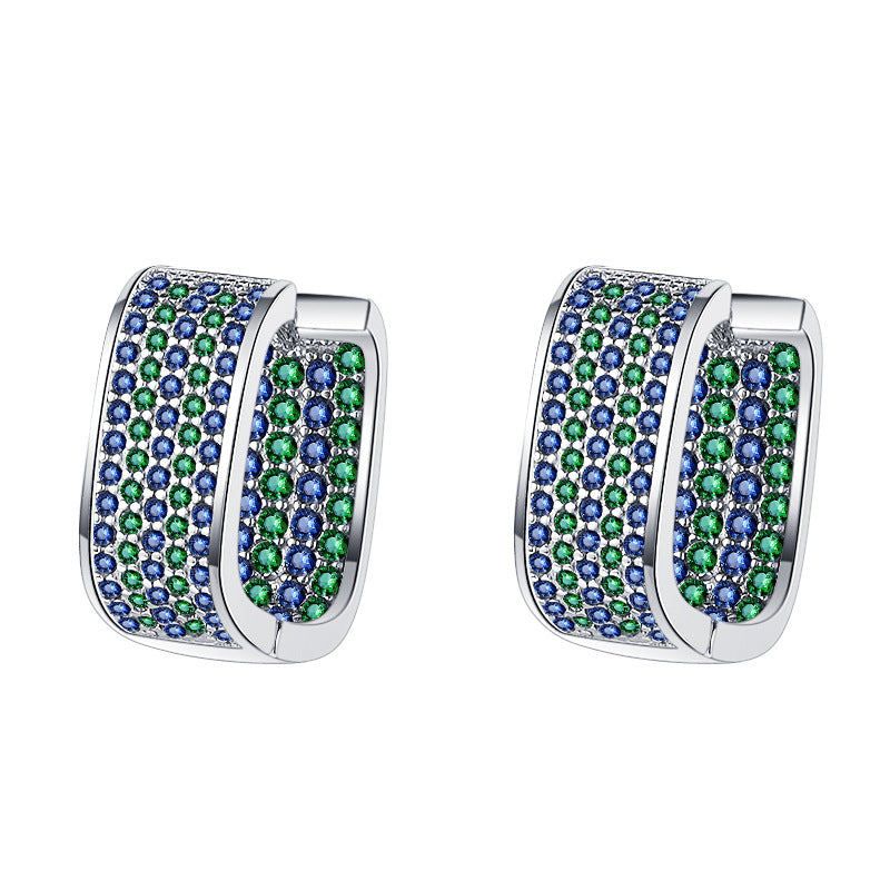 Stereo Square Earrings