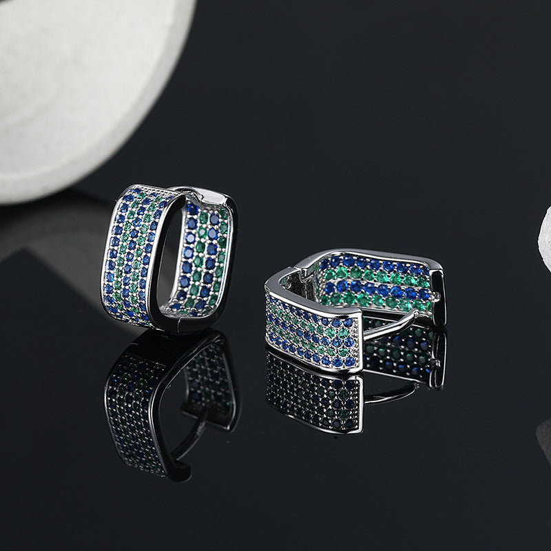 Stereo Square Earrings