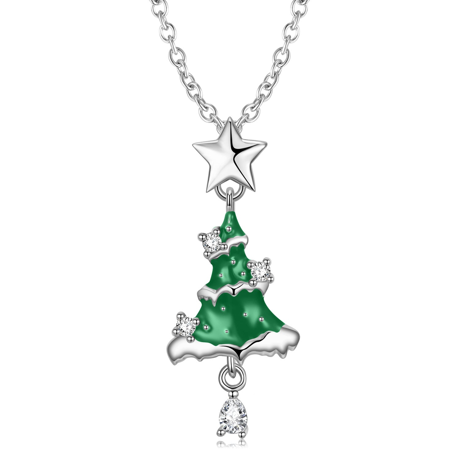 Christmas Tree Necklace