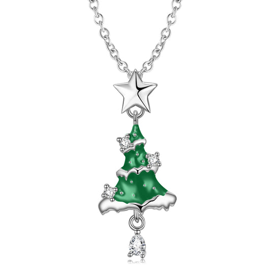Christmas Tree Necklace