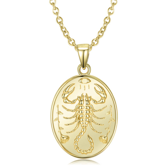Scorpion Plaque Necklace