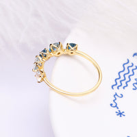 Blue Topaz Ring