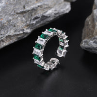 Square Emerald Ring