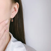 Long Paper Clip Earrings