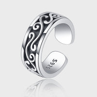 Unisex Retro Dark Thorn Ring