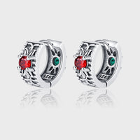 Floral Pattern Vintage Earrings