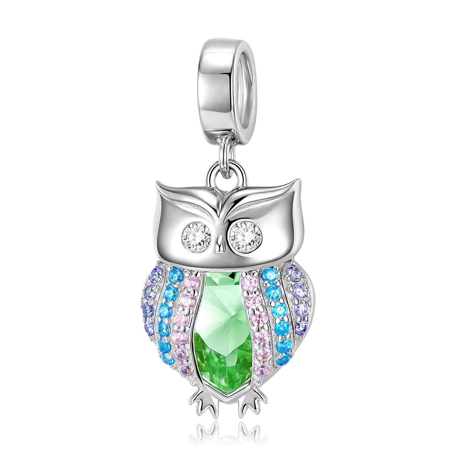 Green-bellied owl Bead