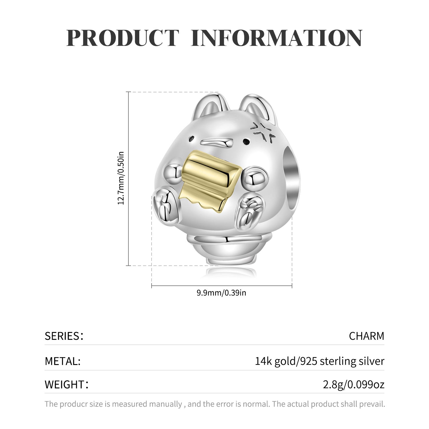 Cute Toilet Mouse Beads