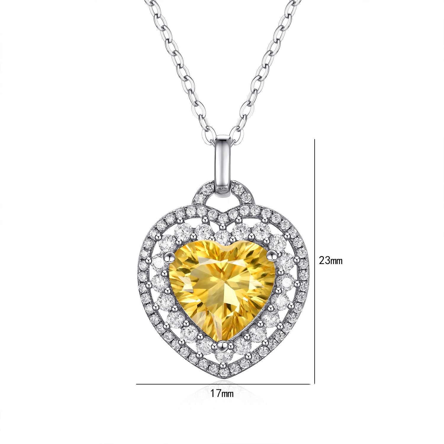 Golden Heart Radiance Necklace