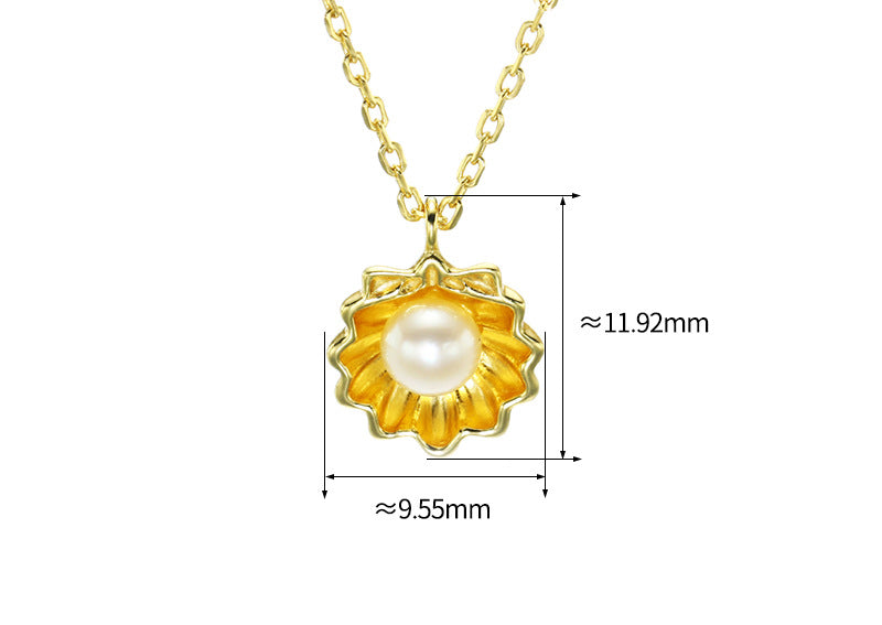 Natural Freshwater Pearl Frosted Necklace