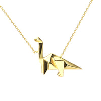 Origami Dinosaur Necklace