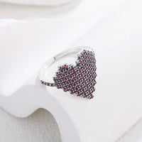 Inlaid Love Heart Ring
