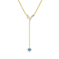 Five-pointed Star Y-shaped Tassel Necklace