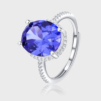 Pigeon Egg Sapphire Ring