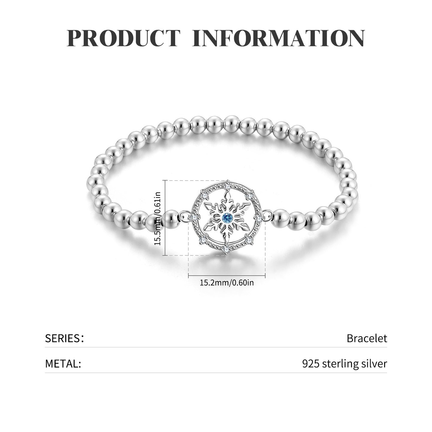 Snow Flower Bracelet