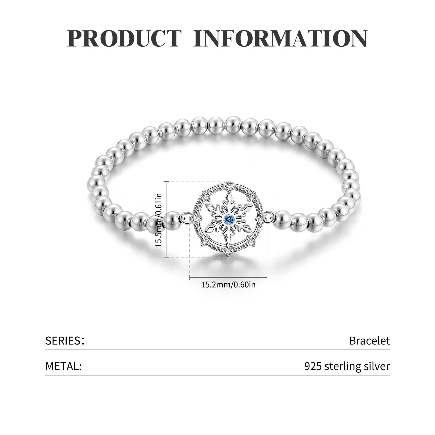 Snow Flower Bracelet