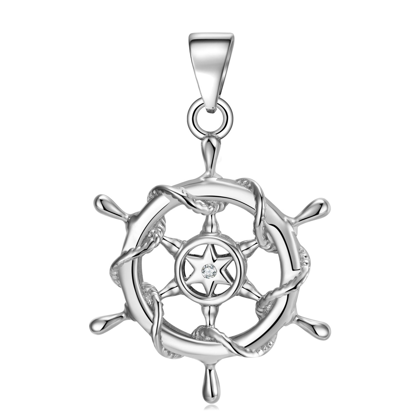 Rudder Wheel Necklace