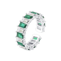Square Emerald Ring