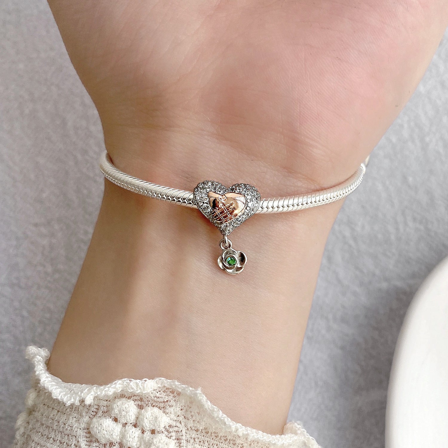 Mother & Children Hands Beads