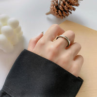 Double-sided Avocado Stone Ring