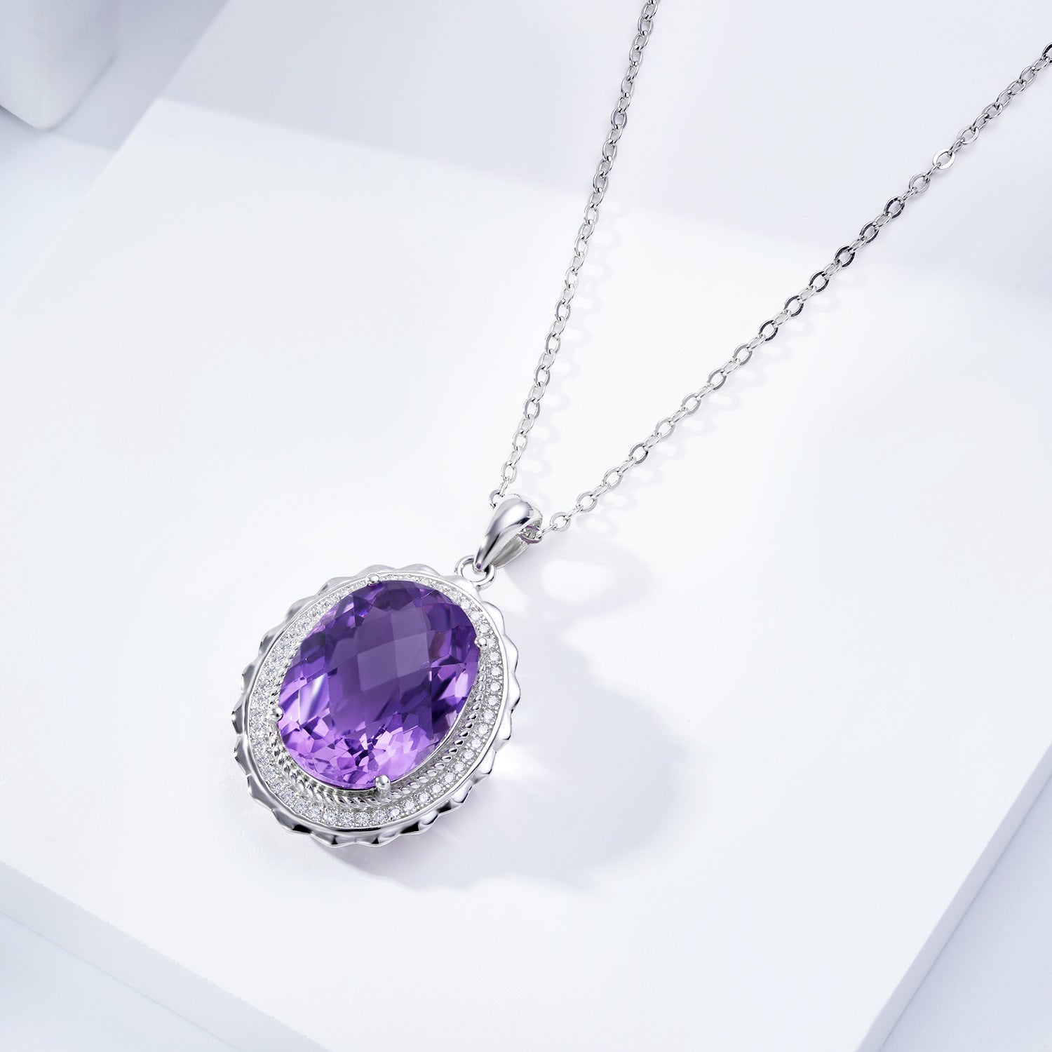 Royal Violet Radiance Necklace