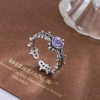 Vintage Love Crown Ring