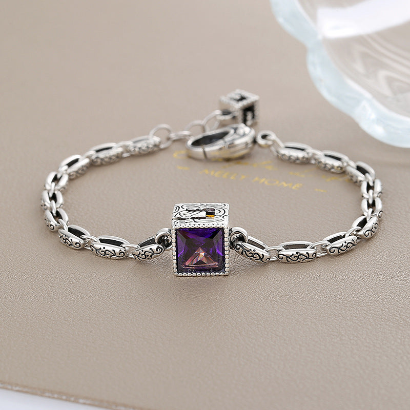 Large G Cubic Bracelet