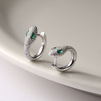 Green-eyed Snake Earring