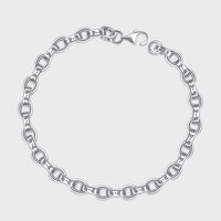 Anchor Letter Cross Bracelet