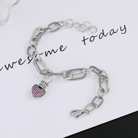 Chain with Vintage Crown Love Bracelet